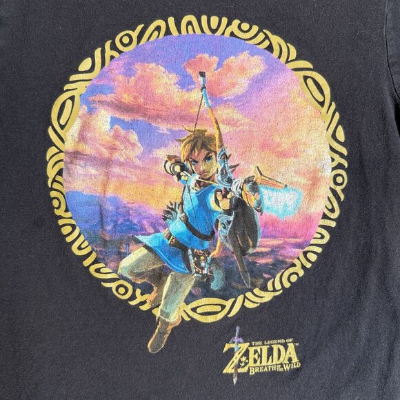 Legends of Zelda Video Game Promo Short Sleeve T-Shirt Size Youth Medium - Picture 2 of 7